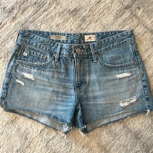 Bonnie Relaxed Denim Shorts by AG